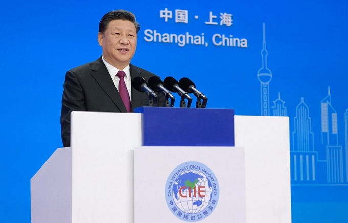 習(xí)近平主席進(jìn)博會主旨演講在中央企業(yè)交易團(tuán)引起熱烈反響 